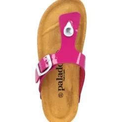 Kinder Palado Pantoletten & Badeschuhe<Kids Kos G Lack, Zehentrenner, Kinder, Magenta