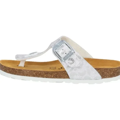 Kinder Palado Pantoletten & Badeschuhe<Kids Kos G Leo, Zehentrenner, Kinder, Weiß/Silber