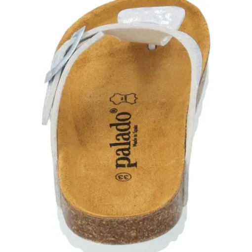 Kinder Palado Pantoletten & Badeschuhe<Kids Kos G Leo, Zehentrenner, Kinder, Weiß/Silber