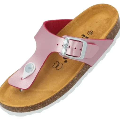 Kinder Palado Pantoletten & Badeschuhe<Kids Kos G Metallic, Zehentrenner, Kinder, Pink