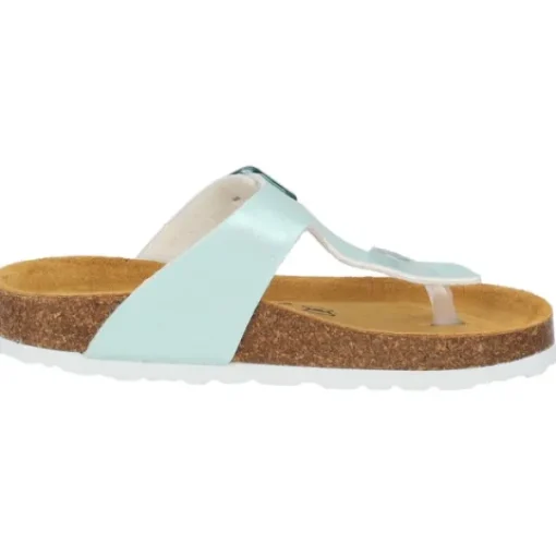 Kinder Palado Pantoletten & Badeschuhe<Kids Kos G Metallic, Zehentrenner, Kinder, Türkis