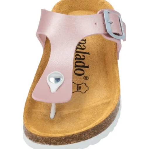 Kinder Palado Pantoletten & Badeschuhe<Kids Kos G Metallic, Zehentrenner, Kinder, Rosa
