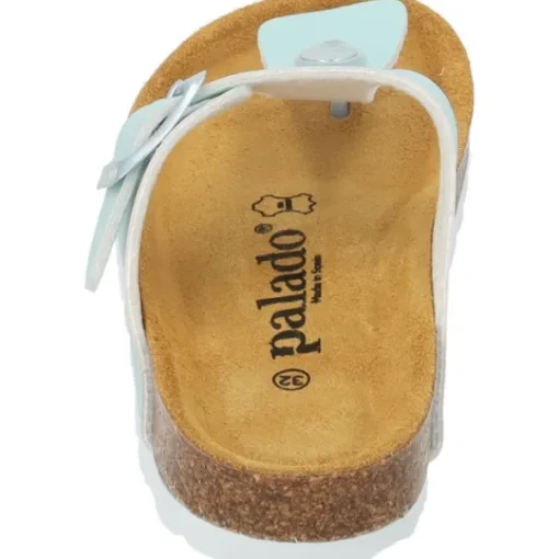 Kinder Palado Pantoletten & Badeschuhe<Kids Kos G Metallic, Zehentrenner, Kinder, Türkis