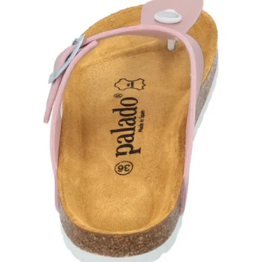 Kinder Palado Pantoletten & Badeschuhe<Kids Kos G Metallic, Zehentrenner, Kinder, Rosa