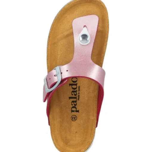 Kinder Palado Pantoletten & Badeschuhe<Kids Kos G Metallic, Zehentrenner, Kinder, Pink