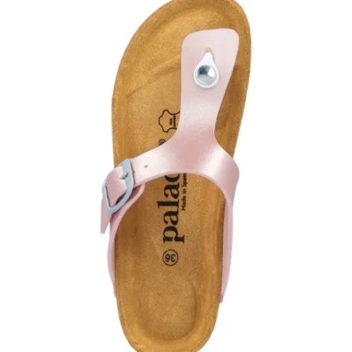 Kinder Palado Pantoletten & Badeschuhe<Kids Kos G Metallic, Zehentrenner, Kinder, Rosa