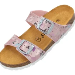 Kinder Palado Pantoletten & Badeschuhe<Kids Samos G Print, Pantoletten, Kinder, Rosa Metallic Fairy