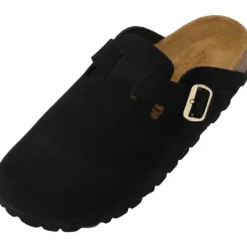Damen Palado Pantoletten & Badeschuhe<Kiel Premium Leather, Clogs, Damen, Schwarz