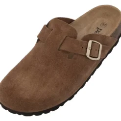 Damen Palado Pantoletten & Badeschuhe<Kiel Premium Leather, Clogs, Damen, Dunkelbraun