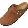 Damen Palado Pantoletten & Badeschuhe<Kiel Premium Leather, Clogs, Damen, Hellbraun