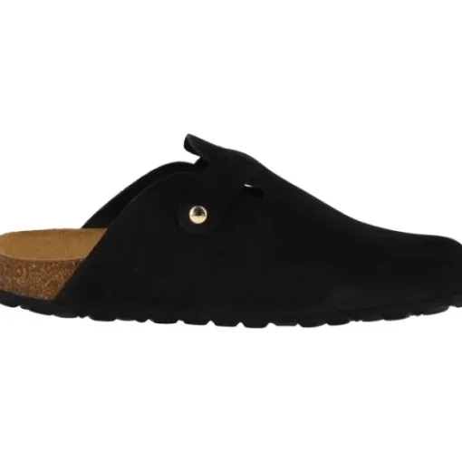 Damen Palado Pantoletten & Badeschuhe<Kiel Premium Leather, Clogs, Damen, Schwarz