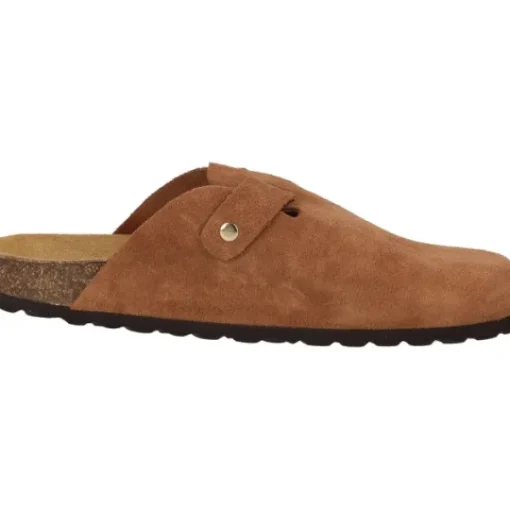 Damen Palado Pantoletten & Badeschuhe<Kiel Premium Leather, Clogs, Damen, Hellbraun