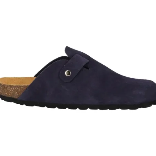 Damen Palado Pantoletten & Badeschuhe<Kiel Premium Leather, Clogs, Damen, Dunkelblau