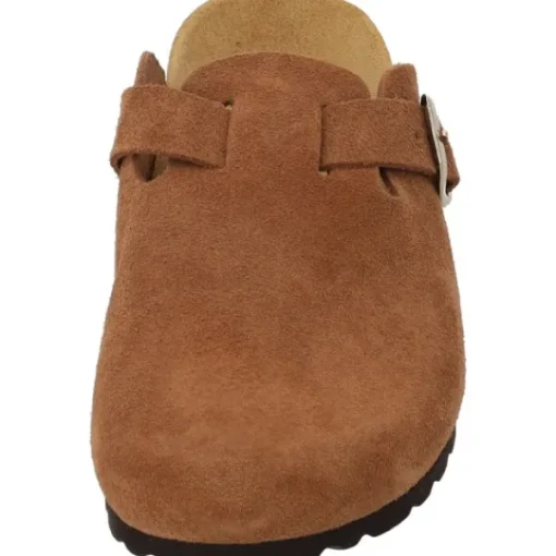 Damen Palado Pantoletten & Badeschuhe<Kiel Premium Leather, Clogs, Damen, Hellbraun