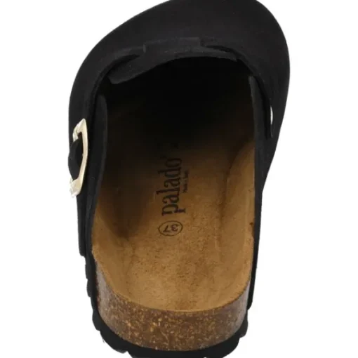 Damen Palado Pantoletten & Badeschuhe<Kiel Premium Leather, Clogs, Damen, Schwarz