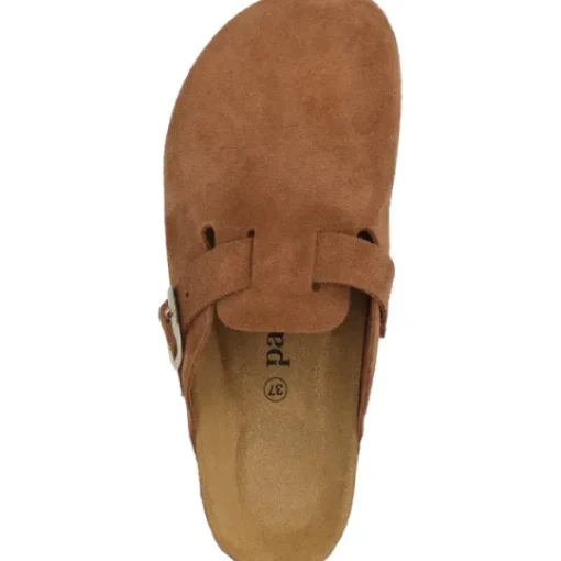 Damen Palado Pantoletten & Badeschuhe<Kiel Premium Leather, Clogs, Damen, Hellbraun