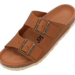 Damen Palado Pantoletten & Badeschuhe<Korfu Oiled Premium Leather, Pantoletten, Damen, Braun
