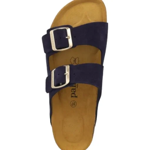 Damen Palado Pantoletten & Badeschuhe<Korfu Suede Premium Leather, Pantoletten, Damen, Dunkelblau