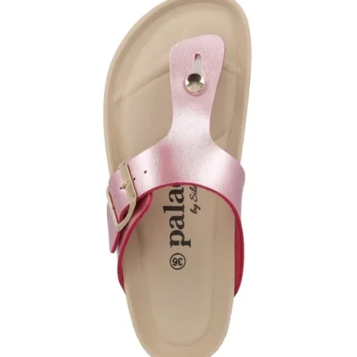 Damen Palado by Sila Sahin Pantoletten & Badeschuhe<Palado Kos BEGS by Sila Sahin, Zehentrenner, Damen, Pink Metallic