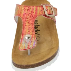Damen Palado by Sila Sahin Pantoletten & Badeschuhe<Palado Kos Disco by Sila Sahin, Zehentrenner, Damen, Rot