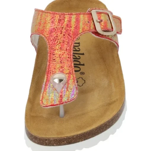 Damen Palado by Sila Sahin Pantoletten & Badeschuhe<Palado Kos Disco by Sila Sahin, Zehentrenner, Damen, Rot