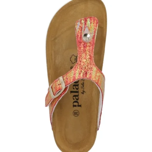 Damen Palado by Sila Sahin Pantoletten & Badeschuhe<Palado Kos Disco by Sila Sahin, Zehentrenner, Damen, Rot