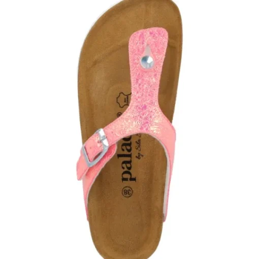 Damen Palado by Sila Sahin Pantoletten & Badeschuhe<Palado Kos Disco by Sila Sahin, Zehentrenner, Damen, Neonpink