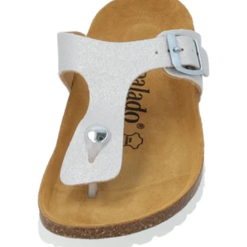 Damen Palado by Sila Sahin Pantoletten & Badeschuhe<Palado Kos Magnolia by Sila Sahin, Pantoletten, Damen, Silber
