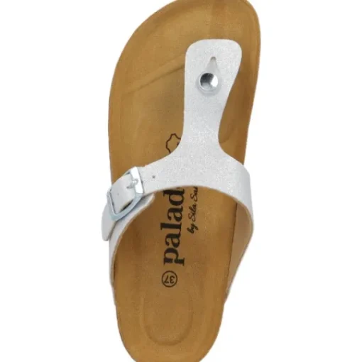Damen Palado by Sila Sahin Pantoletten & Badeschuhe<Palado Kos Magnolia by Sila Sahin, Pantoletten, Damen, Silber