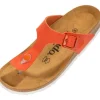 Damen Palado Pantoletten & Badeschuhe<Kos Matt, Zehentrenner, Damen, Orange