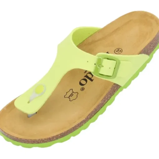 Damen Palado Pantoletten & Badeschuhe<Kos Matt, Zehentrenner, Damen, Apfelgrün