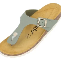 Damen Palado Pantoletten & Badeschuhe<Kos Matt, Zehentrenner, Damen, Olive