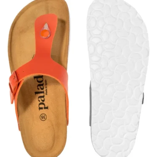 Damen Palado Pantoletten & Badeschuhe<Kos Matt, Zehentrenner, Damen, Orange