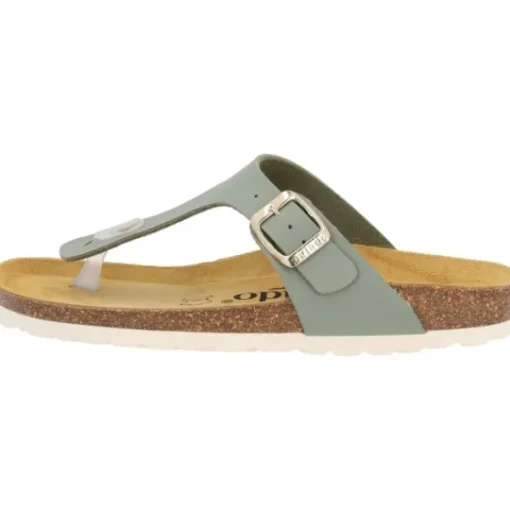 Damen Palado Pantoletten & Badeschuhe<Kos Matt, Zehentrenner, Damen, Olive