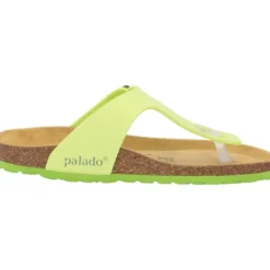Damen Palado Pantoletten & Badeschuhe<Kos Matt, Zehentrenner, Damen, Apfelgrün