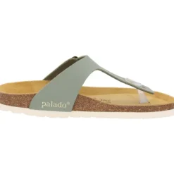 Damen Palado Pantoletten & Badeschuhe<Kos Matt, Zehentrenner, Damen, Olive