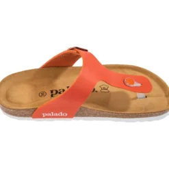 Damen Palado Pantoletten & Badeschuhe<Kos Matt, Zehentrenner, Damen, Orange