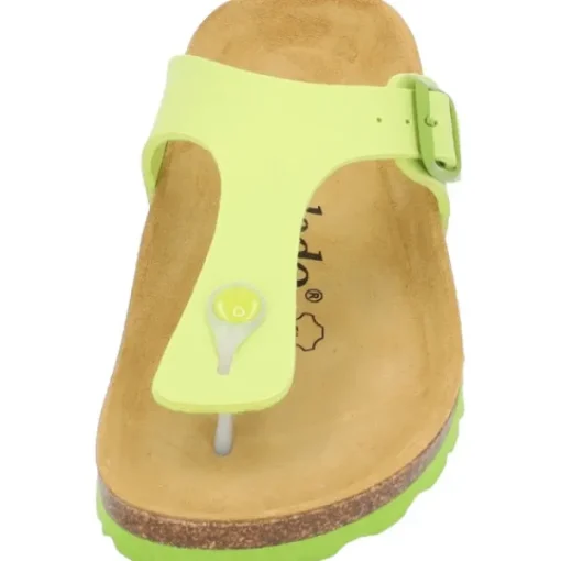 Damen Palado Pantoletten & Badeschuhe<Kos Matt, Zehentrenner, Damen, Apfelgrün