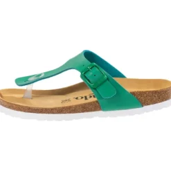 Damen Palado Pantoletten & Badeschuhe<Kos Matt, Zehentrenner, Damen, Grün