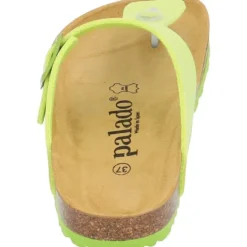 Damen Palado Pantoletten & Badeschuhe<Kos Matt, Zehentrenner, Damen, Apfelgrün