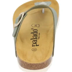 Damen Palado Pantoletten & Badeschuhe<Kos Matt, Zehentrenner, Damen, Olive