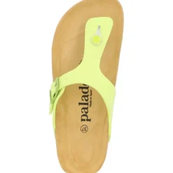 Damen Palado Pantoletten & Badeschuhe<Kos Matt, Zehentrenner, Damen, Apfelgrün