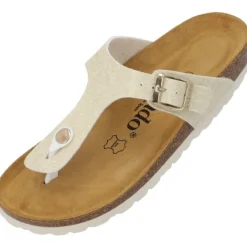 Damen Palado Pantoletten & Badeschuhe<Kos Orion, Zehentrenner, Damen, Beige