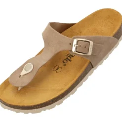 Damen Palado Pantoletten & Badeschuhe<Kos Suede Premium Leather, Pantoletten, Damen, Beige