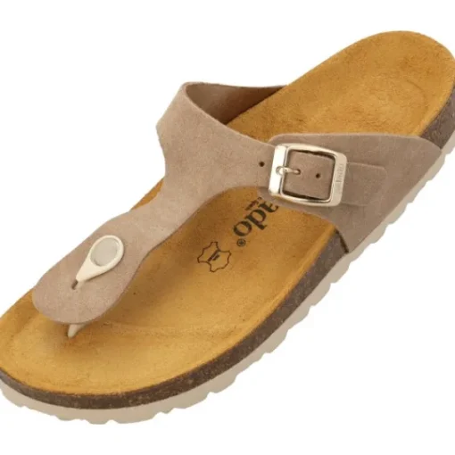 Damen Palado Pantoletten & Badeschuhe<Kos Suede Premium Leather, Pantoletten, Damen, Beige