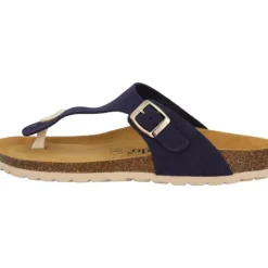 Damen Palado Pantoletten & Badeschuhe<Kos Suede Premium Leather, Zehentrenner, Damen, Dunkelblau
