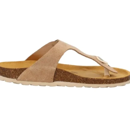 Damen Palado Pantoletten & Badeschuhe<Kos Suede Premium Leather, Pantoletten, Damen, Beige