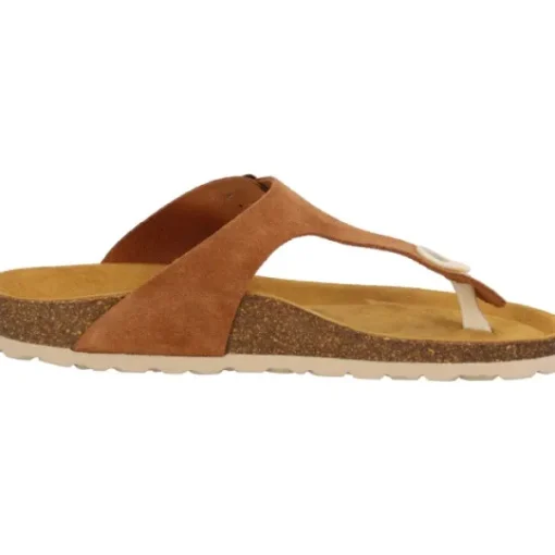 Damen Palado Pantoletten & Badeschuhe<Kos Suede Premium Leather, Zehentrenner, Damen, Braun