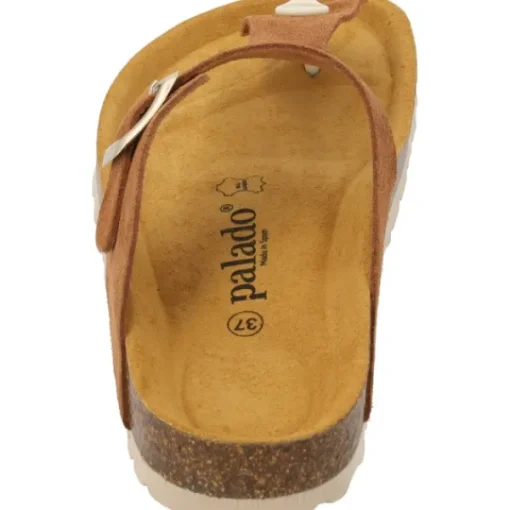 Damen Palado Pantoletten & Badeschuhe<Kos Suede Premium Leather, Zehentrenner, Damen, Braun