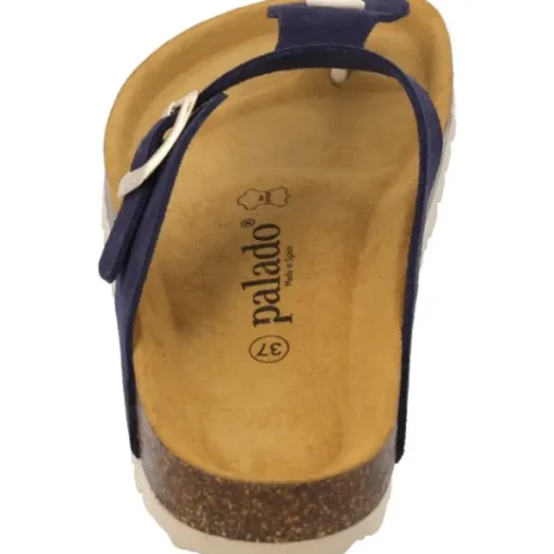 Damen Palado Pantoletten & Badeschuhe<Kos Suede Premium Leather, Zehentrenner, Damen, Dunkelblau